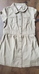 Khaki kids dress. Size 4T
